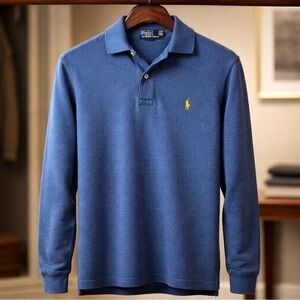 Polo by Ralph Lauren Men's Classic Blue Polo Shirt